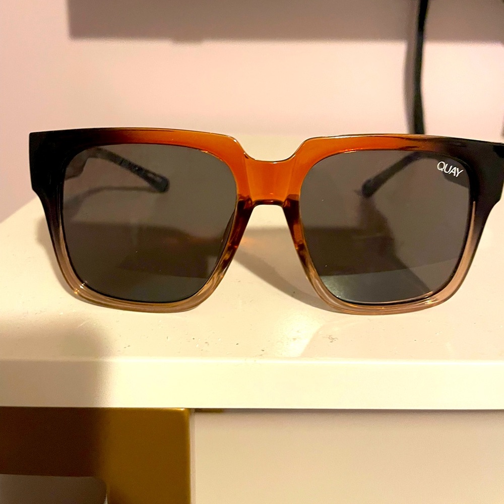 Quay Australia “on the prowl” oversized square sunglasses